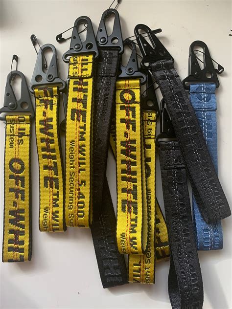 replica off white keychain